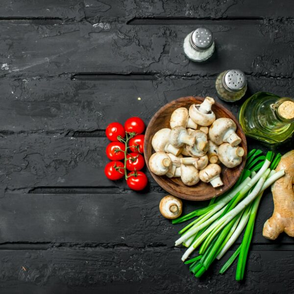 Organic food. Different healthy vegetables .